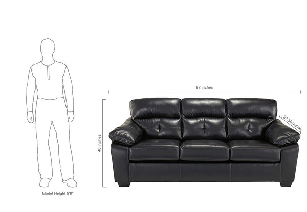 Flash Furniture Benchcraft Bastrop Sofa In Midnight Durablend | Sofas | Modishstore-3