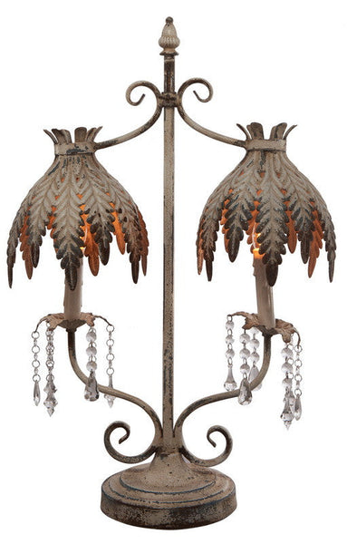 A&B Home Two-Arm Table Lamp 