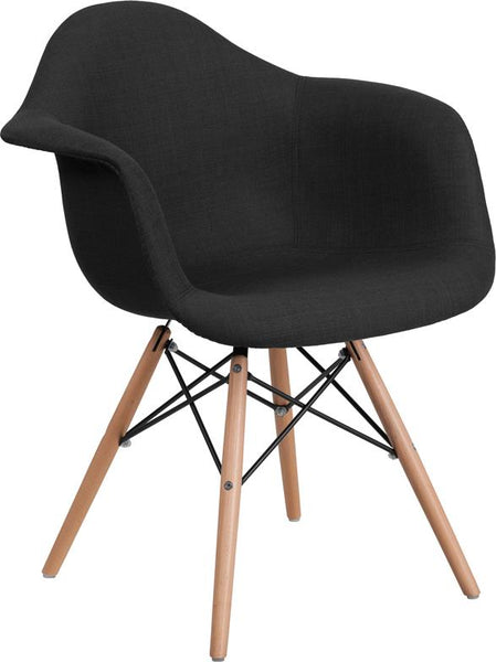 Flash Furniture Alonza Series Fabric Chair with Wood Base | Accent Chairs | Modishstore-2