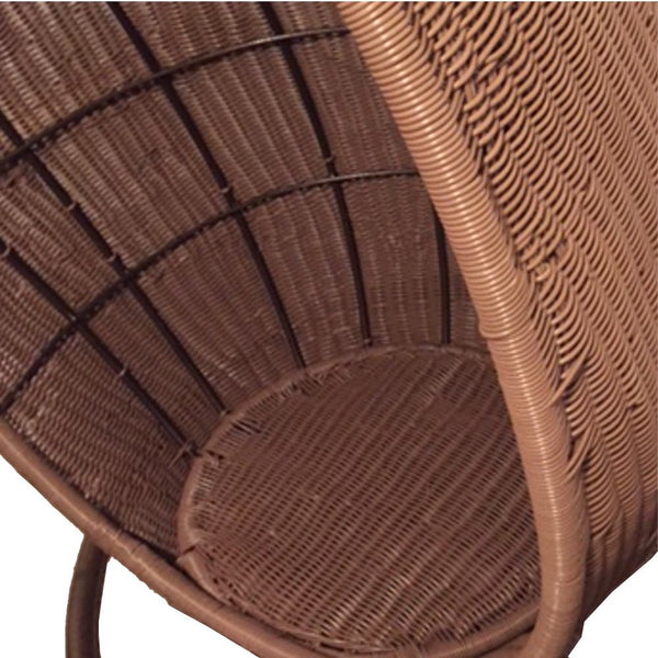 Fine Mod Imports Rattan Hanging Chair with Stand | Accent Chairs | Modishstore-2