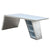 Fine Mod Imports Metolic Desk | Desks | Modishstore-2