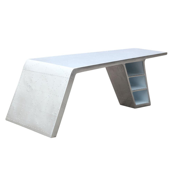 Fine Mod Imports Metolic Desk | Desks | Modishstore-4