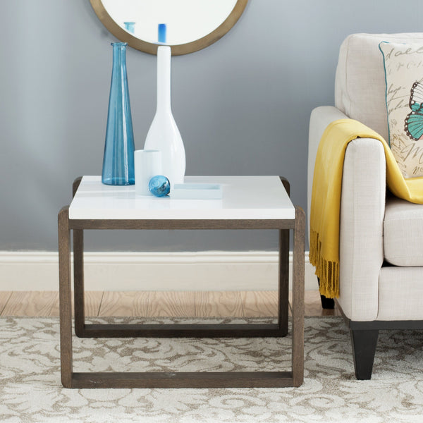 Safavieh Bartholomew Lacquer End Table | End Tables |  Modishstore 