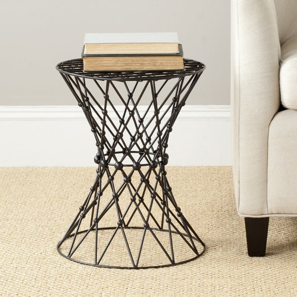 Safavieh Charlotte Iron Wire Stool | Stools & Benches |  Modishstore 