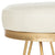 Safavieh Jenine Faux Ostrich  Round Bench | Stools & Benches |  Modishstore  - 5