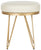 Safavieh Jenine Faux Ostrich  Round Bench | Stools & Benches |  Modishstore  - 2