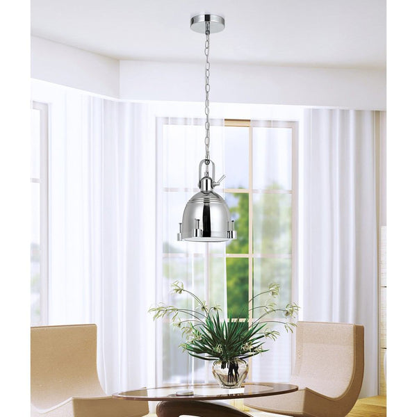 Cal Lighting FX-2688-1 60W Hubble Singe Light Pendant | Modishstore | Pendant Lamps