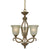 Cal Lighting FX-3512/3 60Wx3 Emmett Iron 3 Light Chandelier | Modishstore | Chandeliers