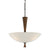 Cal Lighting FX-3528/1P 60W X 2 Verona Glass Pendant Fixture | Modishstore | Pendant Lamps