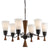 Cal Lighting FX-3528/6 60W X 6 Verona 6 Light Chandelier-2