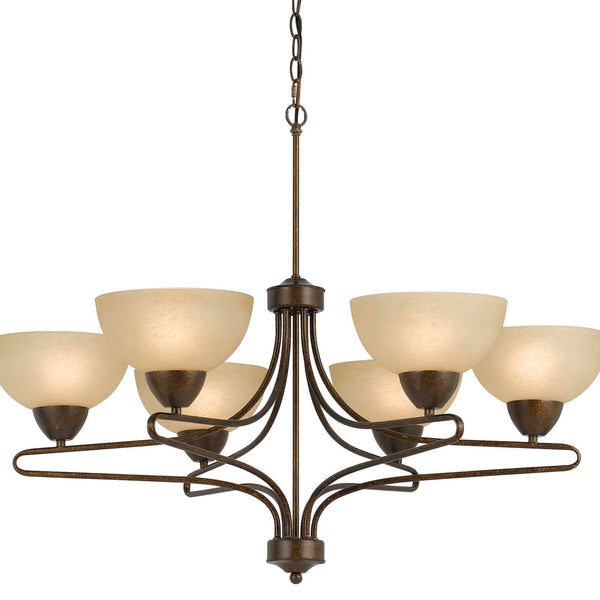 Cal Lighting FX-3529/6 60W X 6 Romano 6 Light Chandelier-2