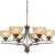 Cal Lighting FX-3529/6 60W X 6 Romano 6 Light Chandelier-2