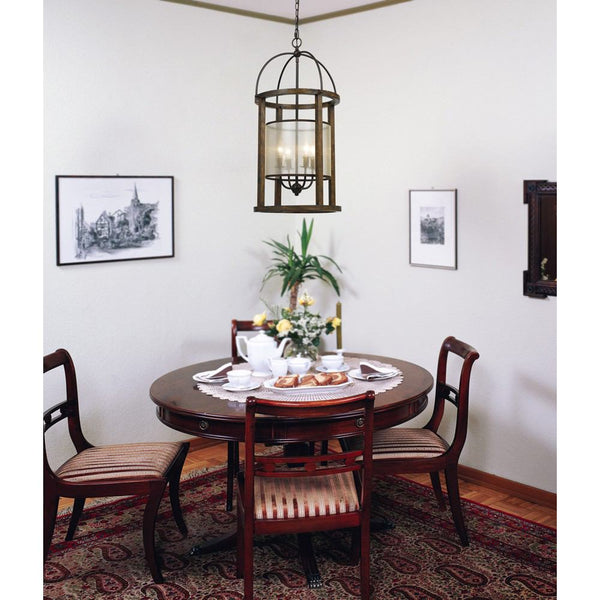 Cal Lighting FX-3536/4L 60W X 4 Lantern Chandelier | Modishstore | Chandeliers