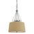 Cal Lighting FX-3538/1P 60W X 3 Cresco Pendant With Burlap Shade | Modishstore | Pendant Lamps