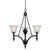 Cal Lighting FX-3541/3 3 Lights Rockwood Iron Chandelier-2