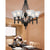 Cal Lighting FX-3541/6 6 Lights Rockwood Iron Chandelier | Modishstore | Chandeliers