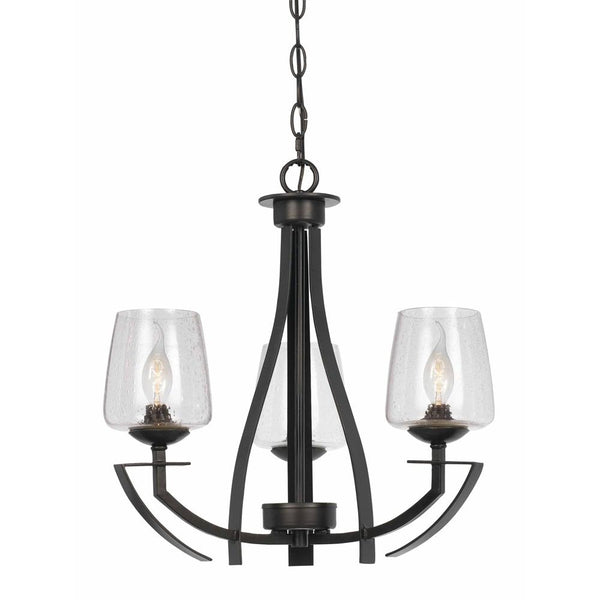 Cal Lighting FX-3550/3 60W X 3 Metal 3 Light Chandelier | Modishstore | Chandeliers