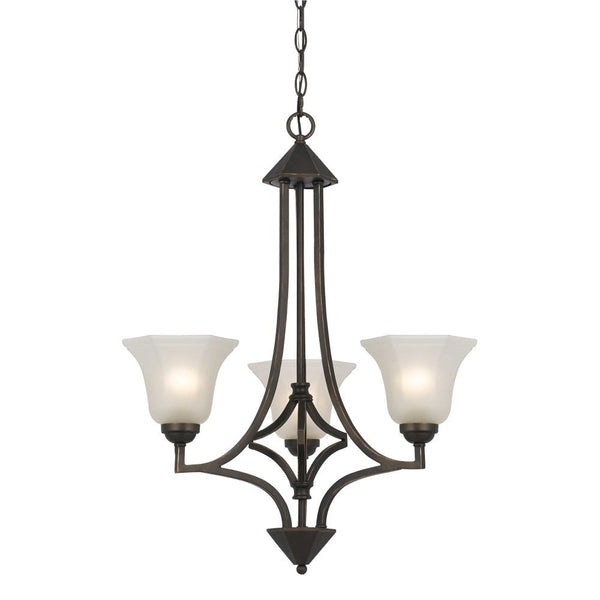 Cal Lighting FX-3551/3 60W X 3 Metal 3 Light Chandelier | Modishstore | Chandeliers