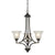 Cal Lighting FX-3551/3 60W X 3 Metal 3 Light Chandelier | Modishstore | Chandeliers