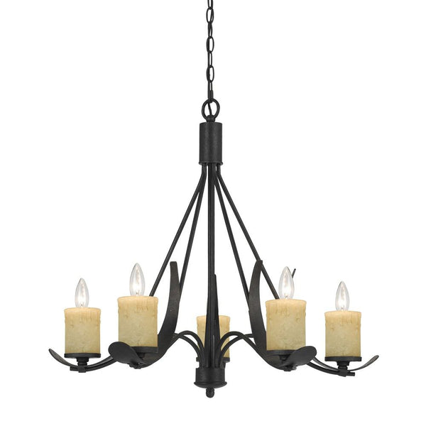 Cal Lighting FX-3561/5 5 Light Morelis Chandelier | Modishstore | Chandeliers