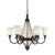 Cal Lighting FX-3563/6 6 Light Monticello Chandelier | Modishstore | Chandeliers