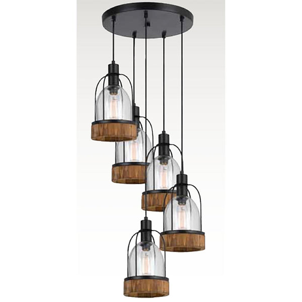 Cal Lighting FX-3584-5 60W X 5 Beacon Pendant Fixture-2