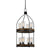 Cal Lighting FX-3614-8 60W X 8 Chardon Metal/Wood Fixture-2
