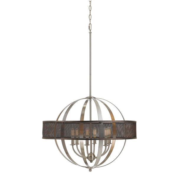 Cal Lighting FX-3622-6 60W X 6 Willow Chandelier-2