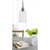Cal Lighting FX-3639-1 60W Cosenza Bubble Glass Pendant Fixture | Modishstore | Pendant Lamps