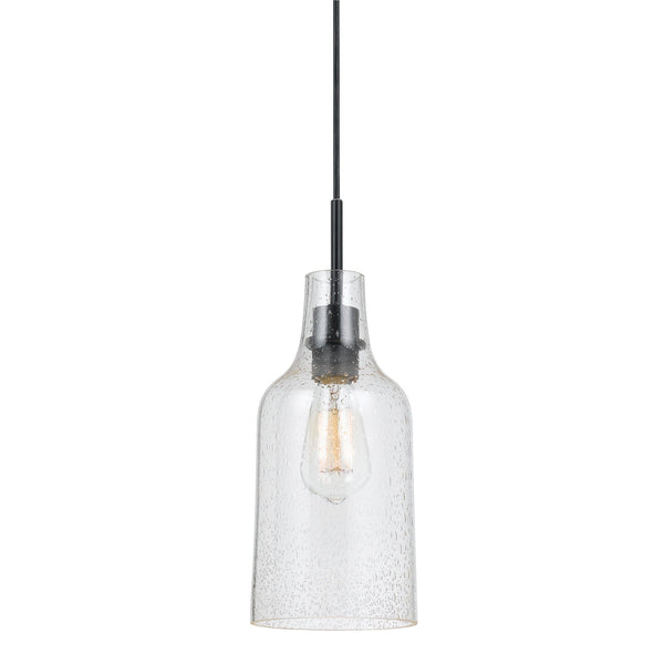 Cal Lighting FX-3639-1 60W Cosenza Bubble Glass Pendant Fixture-2