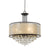 Cal Lighting FX-3644-4 Tiffin Double Shade Chandelier With Crystals | Modishstore | Chandeliers