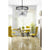 Cal Lighting FX-3647-3 Murdo Crystal Semi Flush Mount/Drop Pendant Dual Function Fixture | Modishstore | Ceiling Lamps