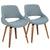LumiSource Fabrico Chair - Set of 2