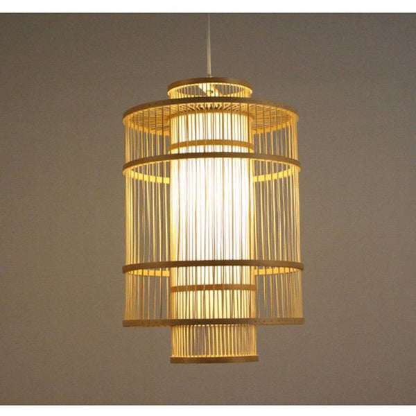 Bamboo Cage Modern Pendant Lamp | ModishStore | Pendant Lamps