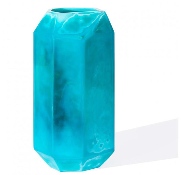 Gold Leaf Design Group Aqua Glass Vase | Vases | Modishstore-2