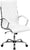 Flash Furniture High Back Designer White Leather Executive Swivel Office Chair With Chrome Base | Office Chairs | Modishstore