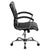 Flash Furniture Mid-Back Designer Black Leather Executive Swivel Office Chair With Chrome Base | Office Chairs | Modishstore-4