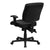Flash Furniture Low Back Black Leather Multi-Functional Swivel Task Chair With Height Adjustable Arms | Office Chairs | Modishstore-3