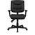 Flash Furniture Low Back Black Leather Multi-Functional Swivel Task Chair With Height Adjustable Arms | Office Chairs | Modishstore-2