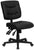 Flash Furniture Low Back Black Leather Multi-Functional Swivel Task Chair | Office Chairs | Modishstore