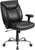 Flash Furniture GO-2073-LEA-GG Hercules Series Black Leather Swivel Task Chair with Adjustable Arms | Office Chairs | Modishstore