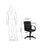 Flash Furniture Mid-Back Black Leather Swivel Task Chair With Nylon Arms | Office Chairs | Modishstore-5