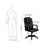 Flash Furniture GO-5301BSPEC-CH-BK-LEA-GG High Back Black Leather Executive Swivel Office Chair | Office Chairs | Modishstore-5