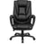 Flash Furniture GO-7194B-BK-GG High Back Black Leather Executive Swivel Office Chair | Office Chairs | Modishstore-2
