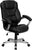 Flash Furniture GO-725-BK-LEA-GG High Back Black Leather Executive Swivel Office Chair | Office Chairs | Modishstore