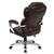 Flash Furniture High Back Brown Leather Executive Swivel Office Chair With Leather Padded Loop Arms | Office Chairs | Modishstore-2