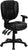 Flash Furniture Mid-Back Black Leather Multi-Functional Ergonomic Swivel Task Chair With Height Adjustable Arms | Office Chairs | Modishstore