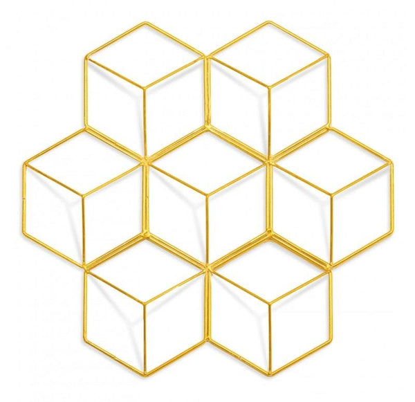 Gold Leaf Design Group Hex-Grid Wall Art - Set of 2 | Wall Decor | Modishstore-8