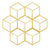 Gold Leaf Design Group Hex-Grid Wall Art - Set of 2 | Wall Decor | Modishstore-8