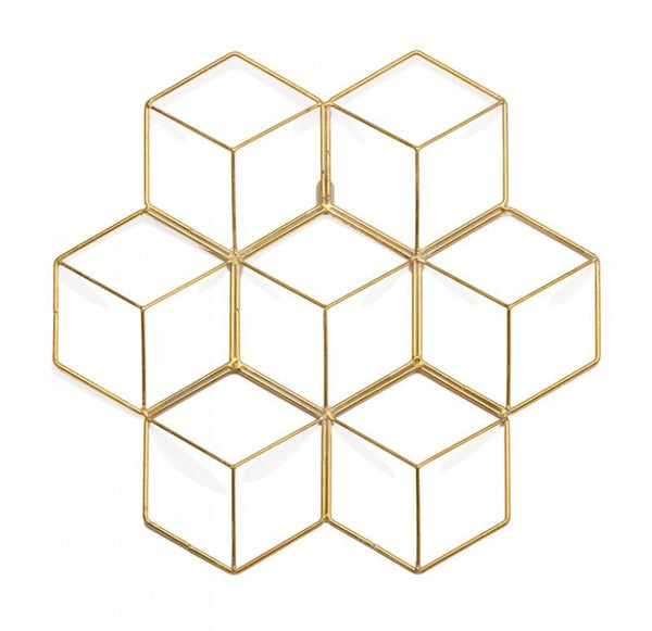 Gold Leaf Design Group Hex-Grid Wall Art - Set of 2 | Wall Decor | Modishstore-7